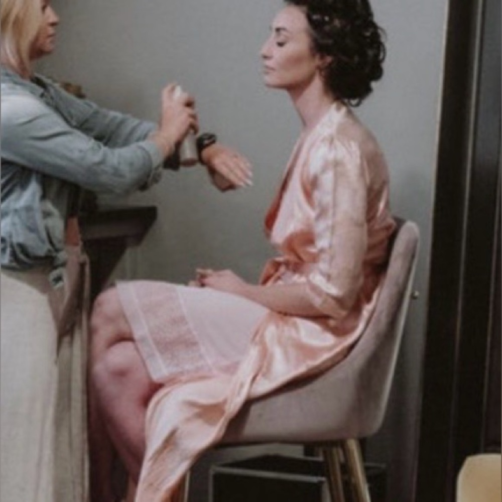 Vintage 1940’s Satin Dressing Robe
